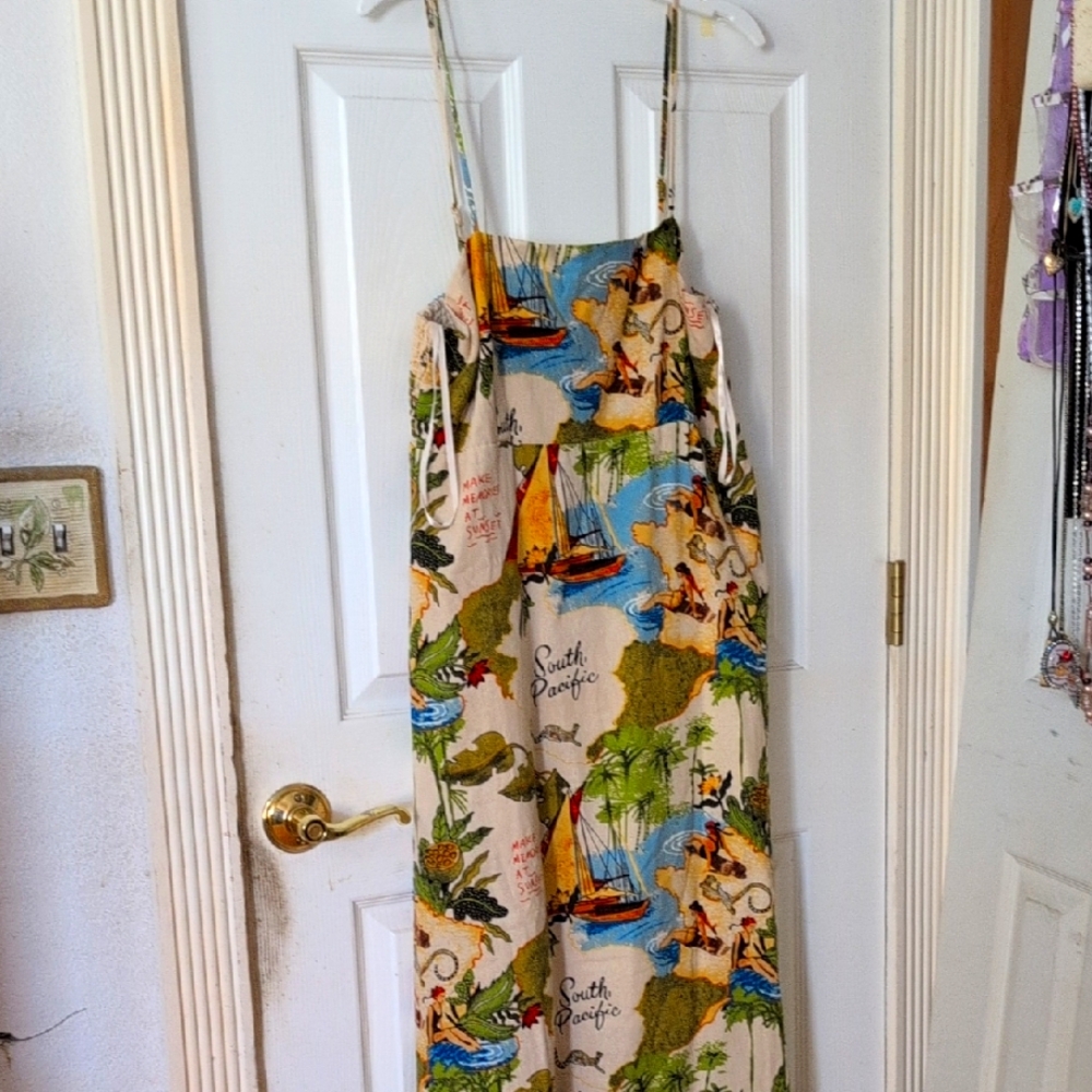 C&C California Cream Maxi Dress